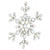 Star Hanging. Jewelled Snowflake Ornament