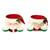 Katherines Collection Mr and Mrs Claus Kitschy Serving Bowls