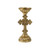 Antique Gold Cross Candleholder