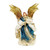Blue Gold Angel with Flute 
