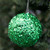 Festive Christmas Bauble in Sequin Green