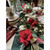 Table Floristry Display Red Poinsettia