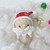 Santa Claus Crochet Baby Rattle Ring - 7cm
