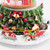 Santa with Reindeer Musical Tree Snowglobe 