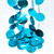 Turquoise Disc Garland - 250cm