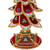 Katherines Tabletop Tree with Tartan and  Blue and White Delft
