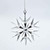 Silver Hanging  Decoration Snowflake