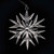 Silver Hanging Snowflake