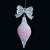 Elegant Bow Pale Pink Bauble Drop Pointed