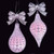 Pale Pink Bauble Drop With Bow (2 Styles)
