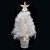 White Fibre Optic Christmas Tree and Star Decor