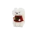 Christmas Elves White Fox In Red Festive Jumper