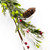 Decorative Pinecone Berry Garland 