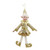 Elf with gold sequin hat