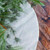 Festive White Iridescent Tinsel Tree Skirt Display