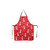  Reindeer red apron