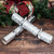 Single Silver Frosted Holly Christmas Cracker 