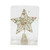 Christmas Elves Glitter Beaded Star Christmas Tree Topper - 16cm 