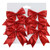 Christmas Elves Metallic Mini Bow Pack of 6 ( 3 Colours) - 8cm 