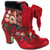  Irregular Choice - Red Reindeer Ride Ankel Boot (Size 42) 