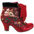  Irregular Choice - Red Reindeer Ride Ankel Boot (Size 42) 