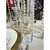 Elegant Gold-Rimmed Stemless Champagne Flute with Twinkle Motif