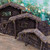 Natural Wood Brown Nativity Scene Stable