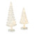 RAZ Imports Snowy Glass Light Up Tree (Set of 2) - 40cm 