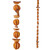 RAZ Imports Orange and Cinnamon Stick Festive Garland - 1.6m 
