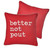 RAZ Imports Better Not Pout Cushion - 45cm 