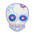 Witches of Halloween Day of the Dead Light Up Skull (4 Styles) - 30cm 
