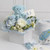 Christmas Elves Baby Blue Lace Spider Mesh Roll - 4.5cm 