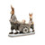 Easter Town Easter Rabbits with Wheelbarrow - 16cm 