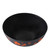 Top view of the black halloween bowl