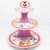 Christmas Elves Christmas Cake Stand 3 Tier Printed - 37cm 