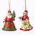  Jim Shore Santa And Mrs Claus (Set of 2) - 10.1cm 