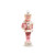 RAZ Imports Pink Glittered Nutcracker Glass Ornament (2 Styles) - 20cm 