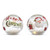 RAZ Imports Merry Christmas Crackle Glass Lit Bauble - 15cm 