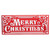 RAZ Imports Red Merry Christmas Sign - 70cm 