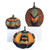 Katherines Collection Halloween Hollow Fabric Pumpkins (Set of 3) - 33cm 
