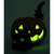 Katherines Collection Lit Halloween Hallow Cat In The Candy Bowl - 20cm 