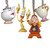 Disney Christmas Decorations Disney Beauty & the Beast Friends Ornaments (Set of 4) - 8.5cm 