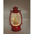 Christmas Elves Red Oval Lantern with Elf 