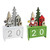 Christmas Elves Wooden Santa Countdown Calendar (2 Styles) - 15cm 