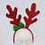 Christmas Elves Tinsel Antlers with Bow Headband (2 Styles) 