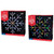 Christmas Elves LED Snowflake Silhouette Flashing (2 Colours) - 33cm 