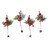 Christmas Elves Pine Berries Pick (4 Styles) - 24cm 