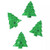 Christmas Elves Christmas Mini Sequin Tree Felt Shapes (Pack of 8) 