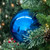 Christmas Elves Electric Blue Bauble - 200mm 