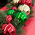 Christmas Elves Red Gold Green Bauble Garland (6 Foot) - 185cm 